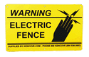 MFSP - Kencove Fence Sign -Plastic
