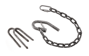 Skip Hook with Spring Gate for Skip Chains 