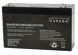 Zareba Rechargeable Battery